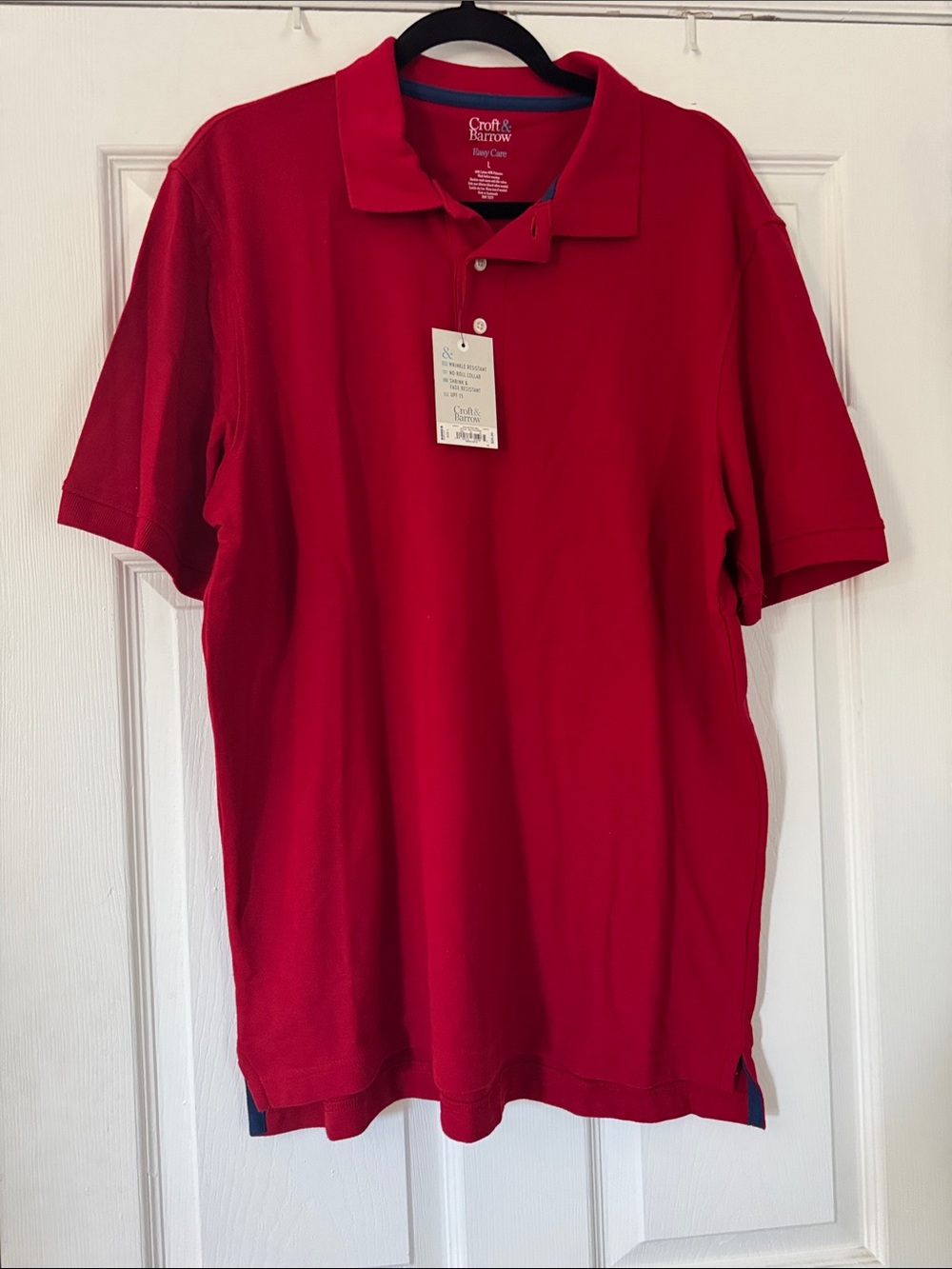 croft & barrow Red Men's Polo Shirt with Tag